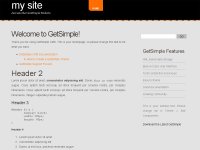 Скачать бесплатный шаблон для GetSimple CMS