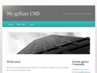 Скачать бесплатный шаблон для gpEasy CMS